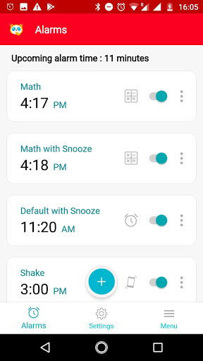 Alarm Clock With Missions Screen 2