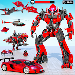 Cover Image of Download Police Dragon Robot Car Games  APK