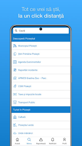 Ploiești City App Screen 2
