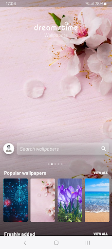 Android application Dreamstime Wallpapers screenshort