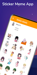 Anime stickers wastickers