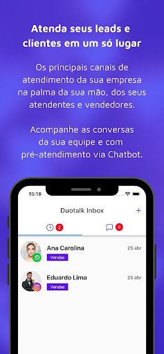 Android application Duotalk screenshort
