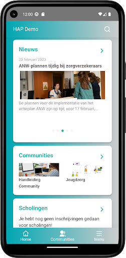 Android application Corpio screenshort