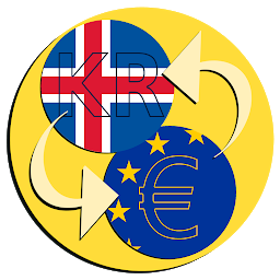 Imagen de ícono de Corona islandesa a Euro