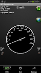 screenshot of GPS Speedometer with HUD