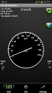 GPS Speedometer with HUD