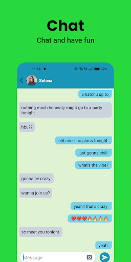 Ziggle: Make friends, Chat Screen 3