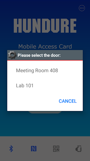 mCard Access Screen 3