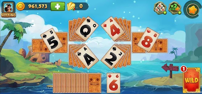 Solitaire Vacation – Tri Peaks  Full Apk Download 9