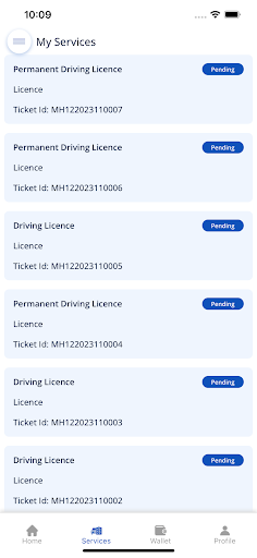 RTOSeva:Book RTO Svcs. Online Screen 3