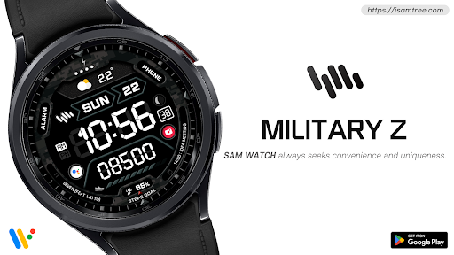 Android application SamWatch Military Z screenshort