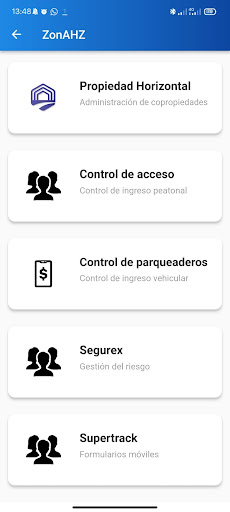 Android application ZonAHZ screenshort