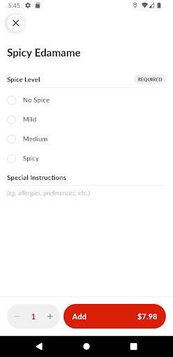 Grub Thai Restaurant Screenshot 4 - AppWisp.com