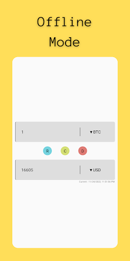 Crypto Converter Offline Screen 2