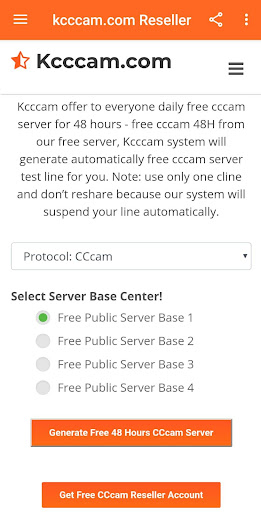 Kcccam.com - CCcam 48 Hours Screen 3