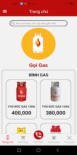 Android application BIEN DONG GAS screenshort