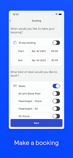 Android application Nura Space screenshort
