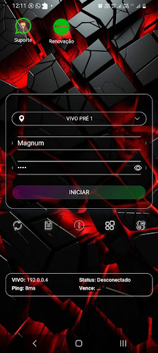 Android application Magnum 4.8 screenshort