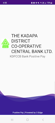 Android application KDPCCB Bank Positive Pay screenshort