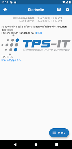 Android application TPS-IT Portal screenshort