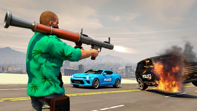 #3. Grand Gangster Theft Crime Sim (Android) By: Gaming Engine