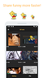 Gif mini: GIF Editor, Compress GIF, Crop GIF