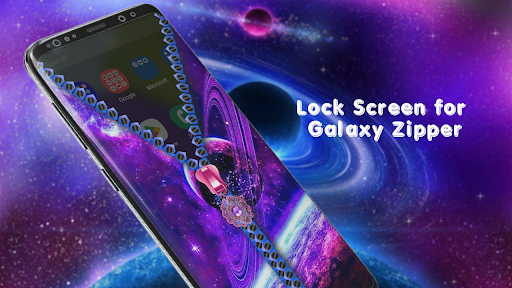 Galaxy Zipper Screen Lock Screen 3