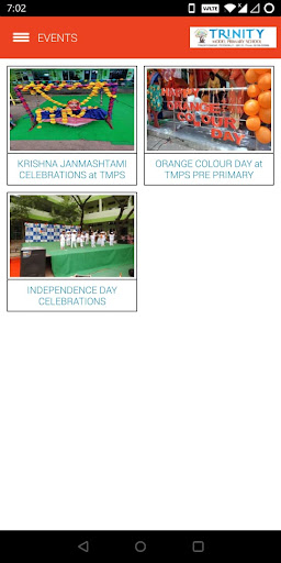 Trinity Group of Institutions Screen 3
