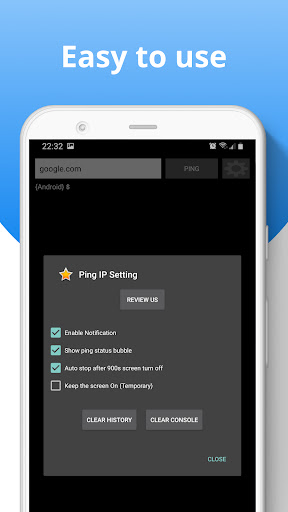 Ping IP - Network utility Screen 3