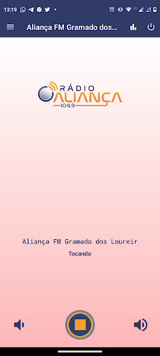 Android application Aliança FM Gramado Loureiros screenshort