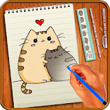 Learn to Draw Pusheen Cat Characters icon