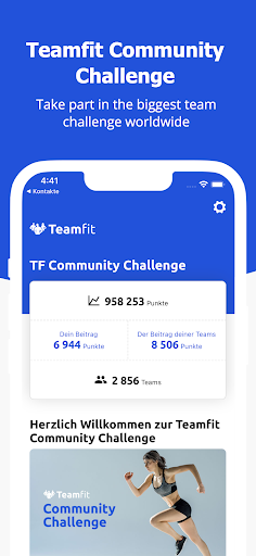 Screenshot of Teamfit - Get active as a team
