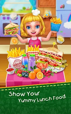 School Lunch Food Maker 2 - Screenshot 2