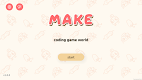 screenshot of MAKE Games - Coding game world