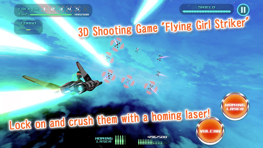 Android application Flying Girl Striker screenshort