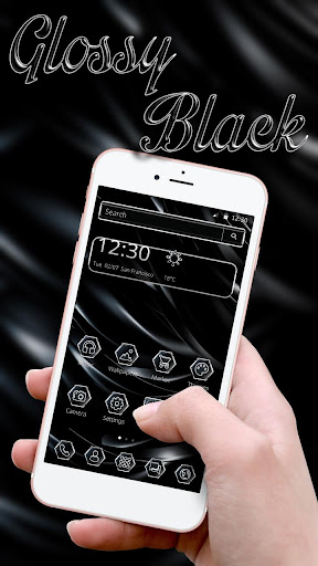 Glossy Black Forever Theme