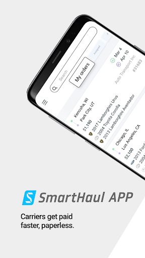 Android application SmartHaul App by Ship.Cars screenshort