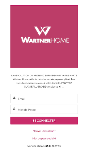 Android application Wartner HOME screenshort