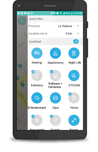Android application LocalizeM screenshort