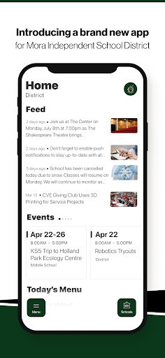 Android application Mora ISD screenshort