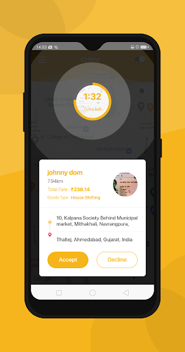 Pickkup Driver Screen 2