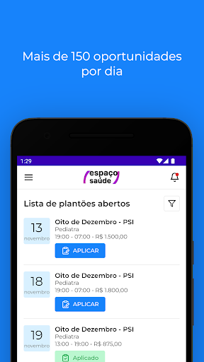 Espaço Saúde Plantões Screen 3