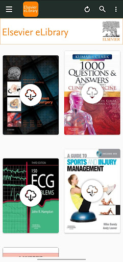 Elsevier eLibrary Reader Screen 2