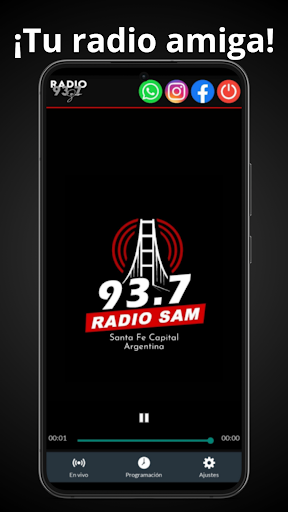 Radio SAM 93.7 Screen 2