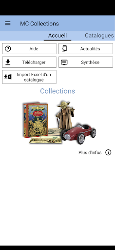 Android application MC-Collections screenshort