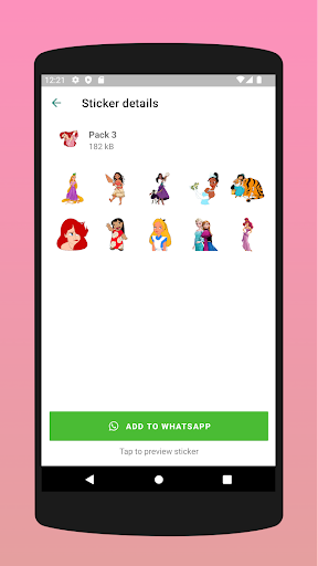 Princess Stickers Screenshot