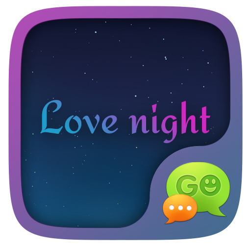 GO SMS LOVE NIGHT THEME logo