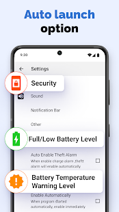 Batterie & Diebstahlalarm Screenshot