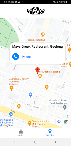 Mavs Greek Restaurant Screen 3