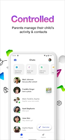 Game screenshot Messenger Kids – The Messaging apk download